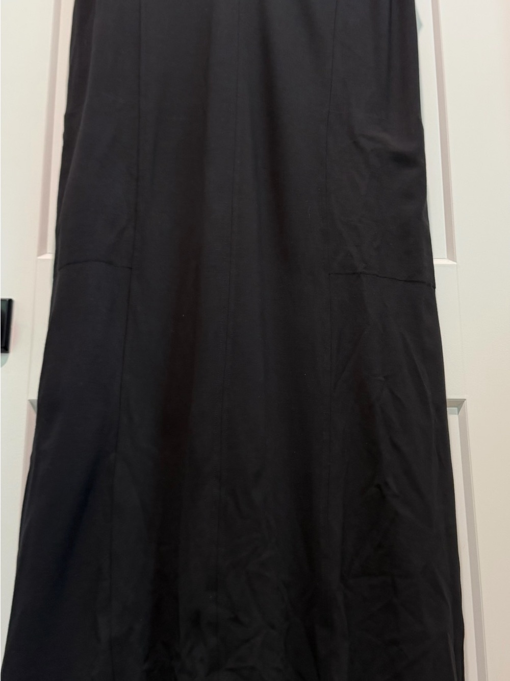 J.Jill Wearever Collection Black V-Neck Knit Maxi Dress L - Picture 10 of 12